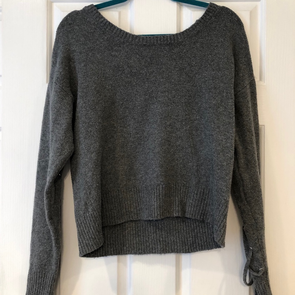Gray sweater